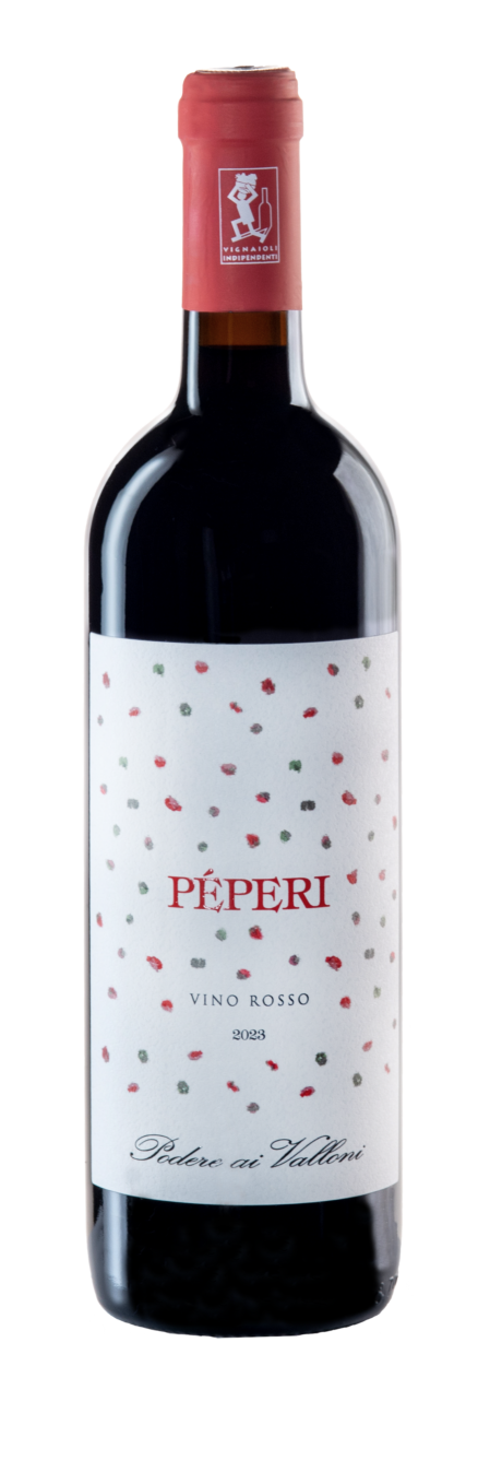 Bottiglia di Vino rosso bio Péperi